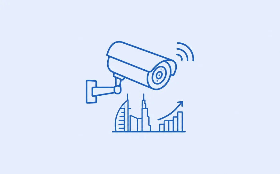 CCTV installation company UAE illustration